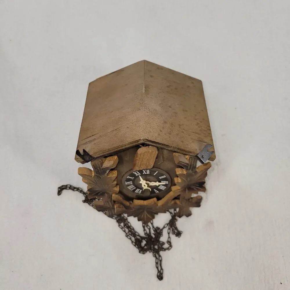 Vintage Cuckoo Clock Brown Clocks Swedish Clocks Time Black Forest
